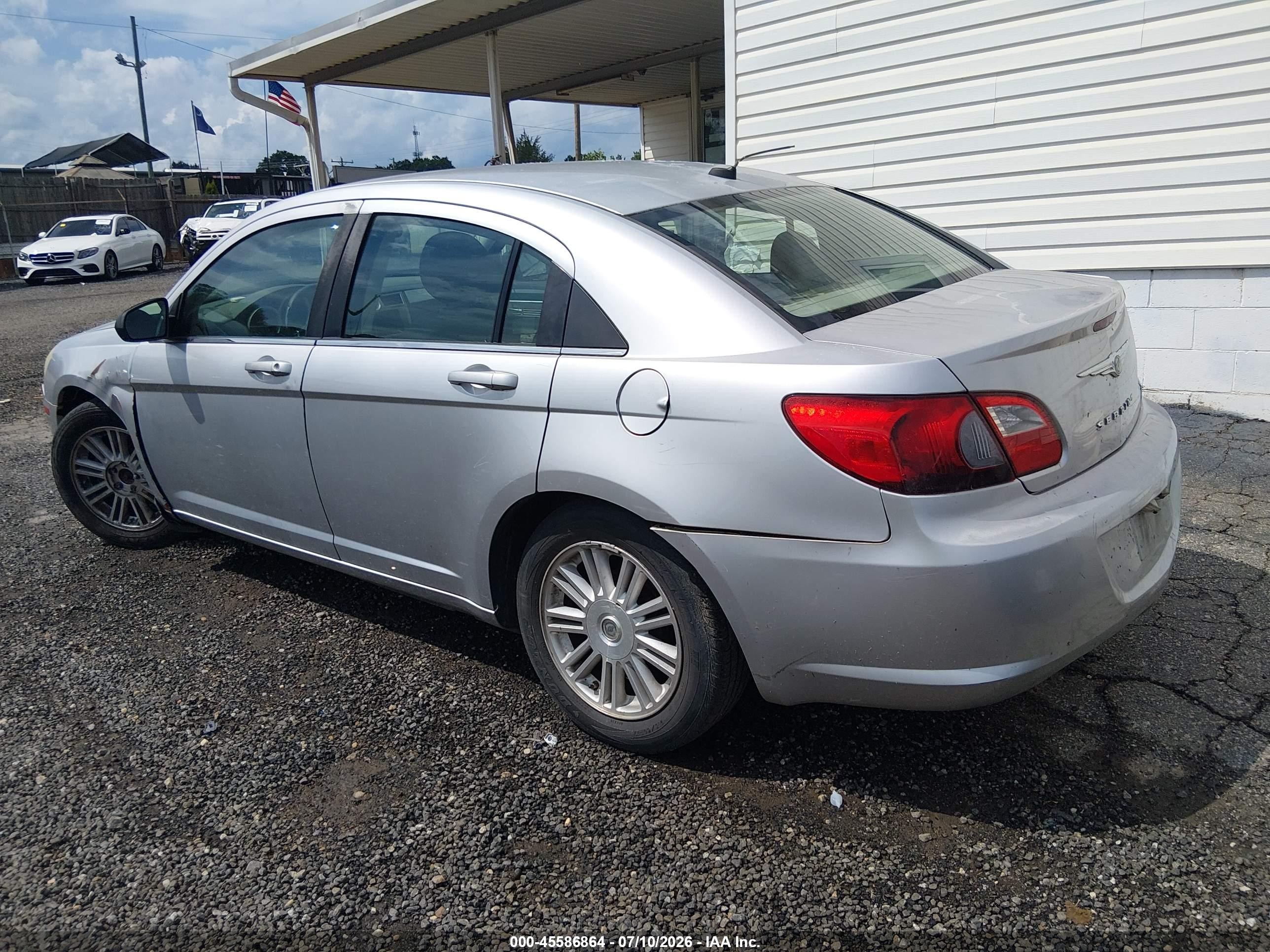 2008 Chrysler Sebring Touring Silver vin: 1C3LC56K58N291205