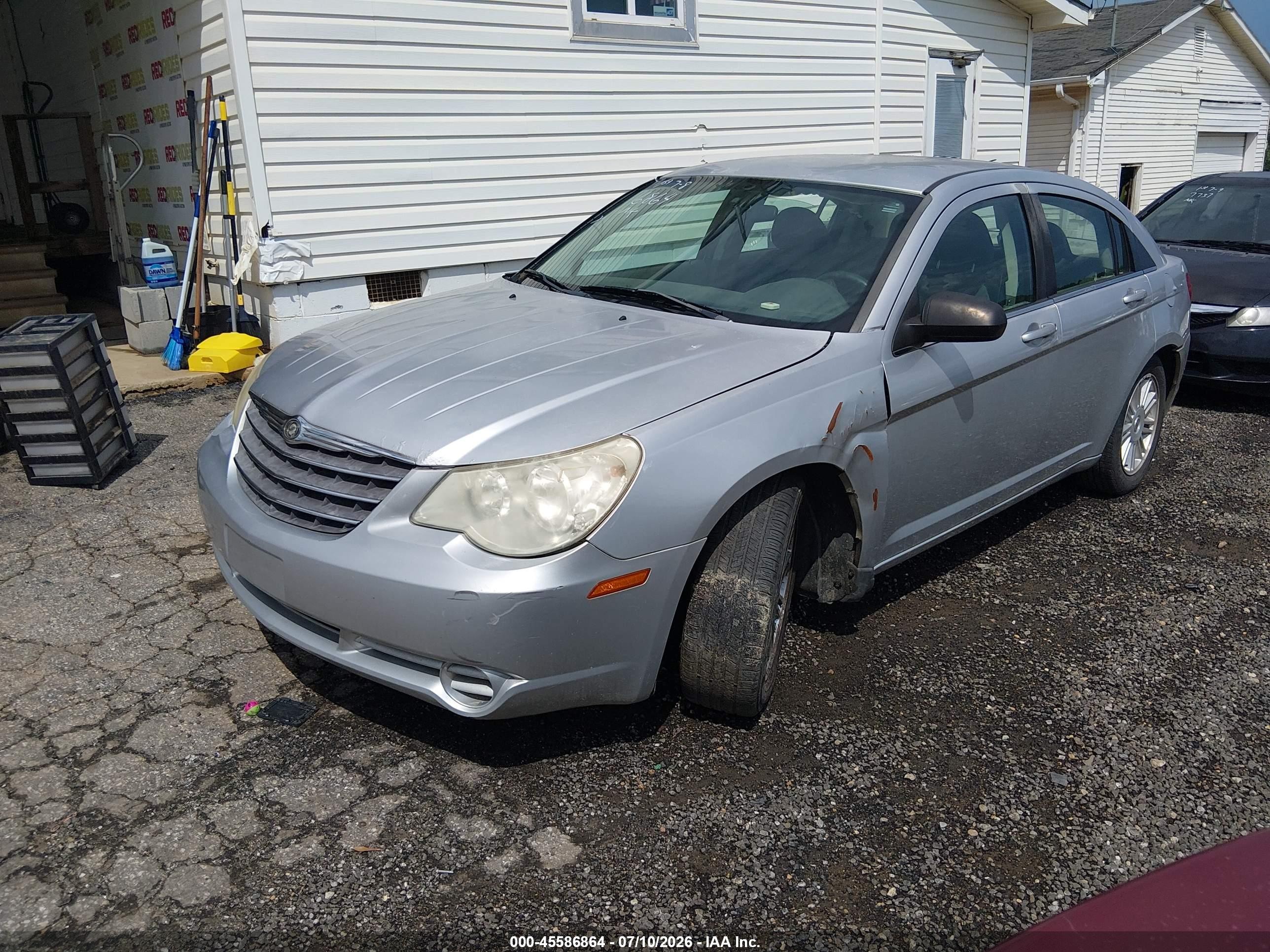 2008 Chrysler Sebring Touring Silver vin: 1C3LC56K58N291205