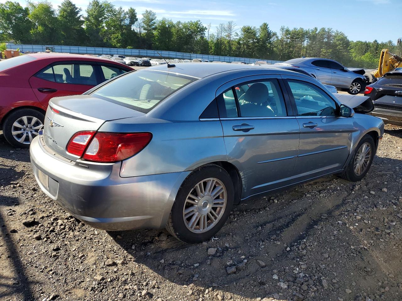 2007 Chrysler Sebring Silver vin: 1C3LC56K67N511031