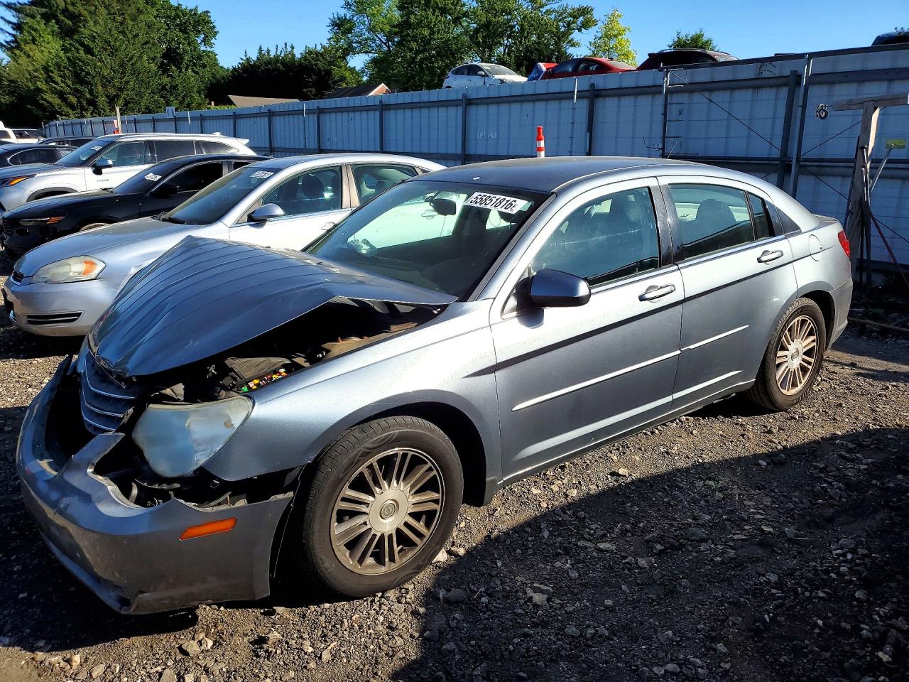 2007 Chrysler Sebring Silver vin: 1C3LC56K67N511031