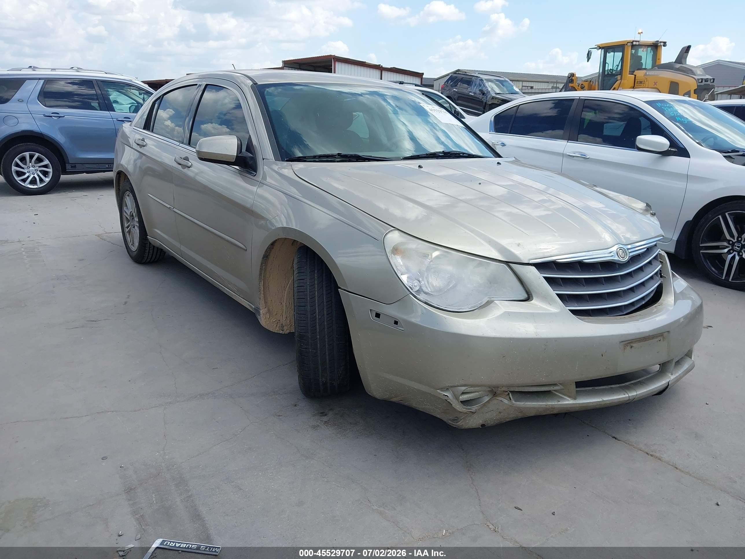 2007 Chrysler Sebring Touring Gold vin: 1C3LC56K67N532669