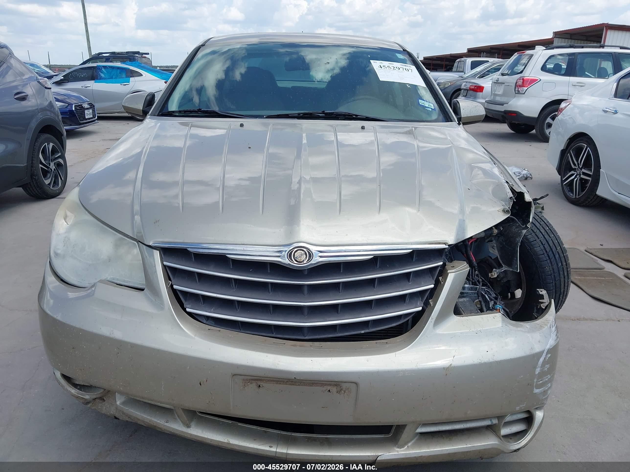 2007 Chrysler Sebring Touring Gold vin: 1C3LC56K67N532669