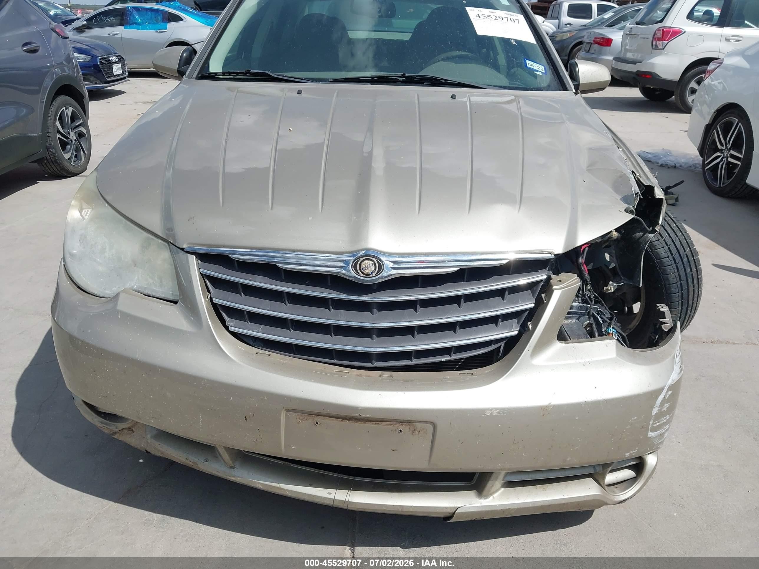 2007 Chrysler Sebring Touring Gold vin: 1C3LC56K67N532669