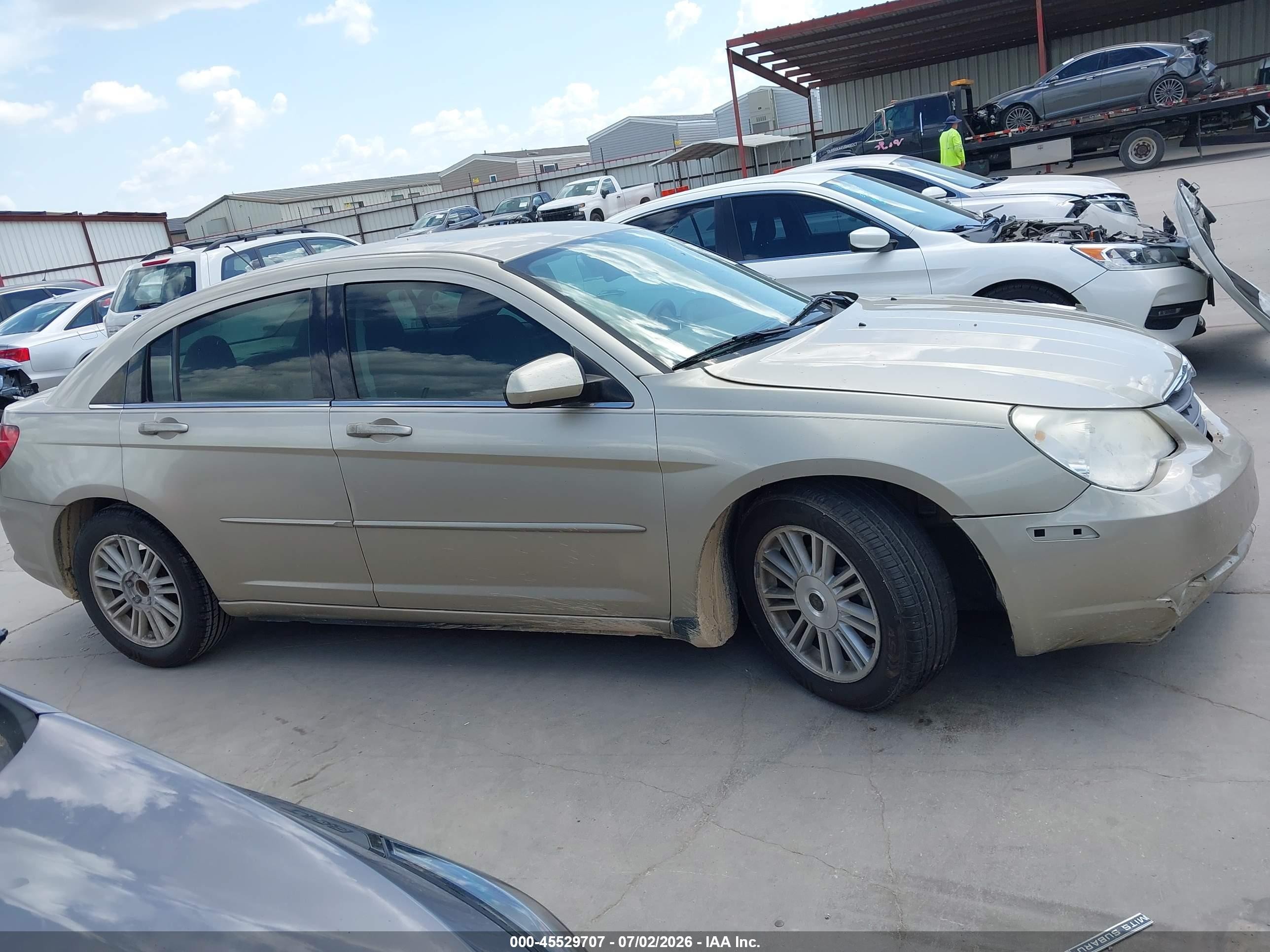 2007 Chrysler Sebring Touring Gold vin: 1C3LC56K67N532669