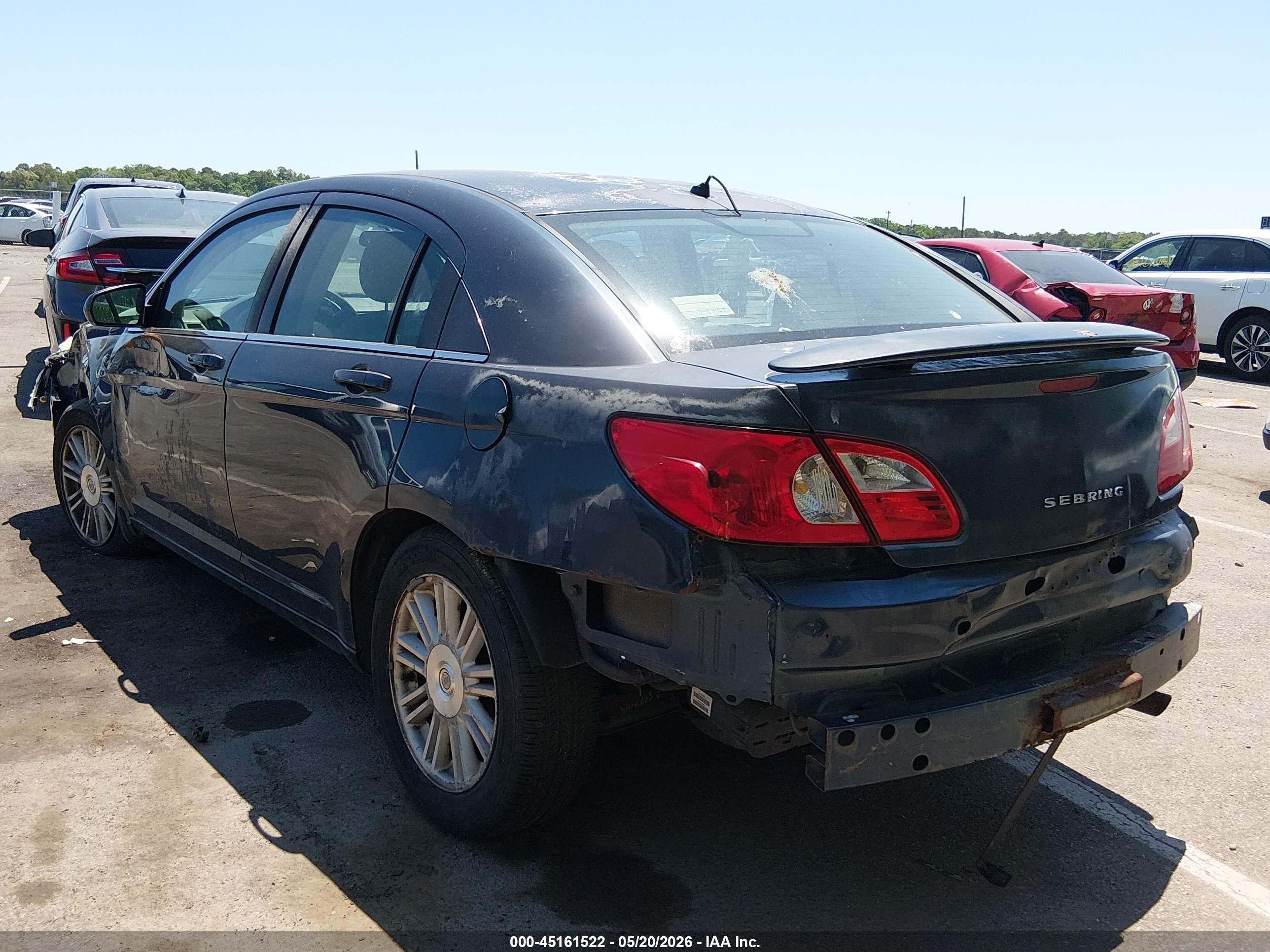2007 Chrysler Sebring Touring Navy vin: 1C3LC56K87N547464