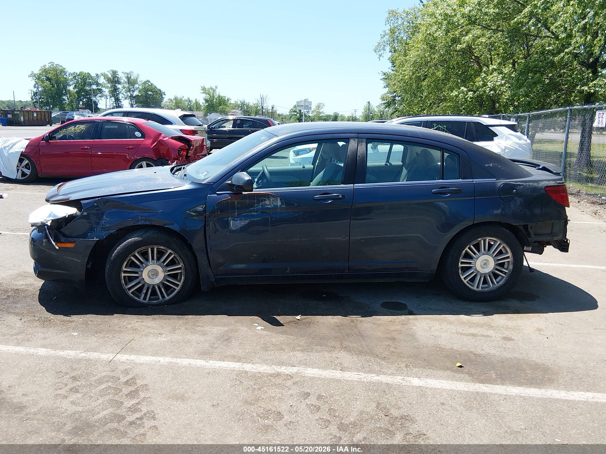 2007 Chrysler Sebring Touring Navy vin: 1C3LC56K87N547464