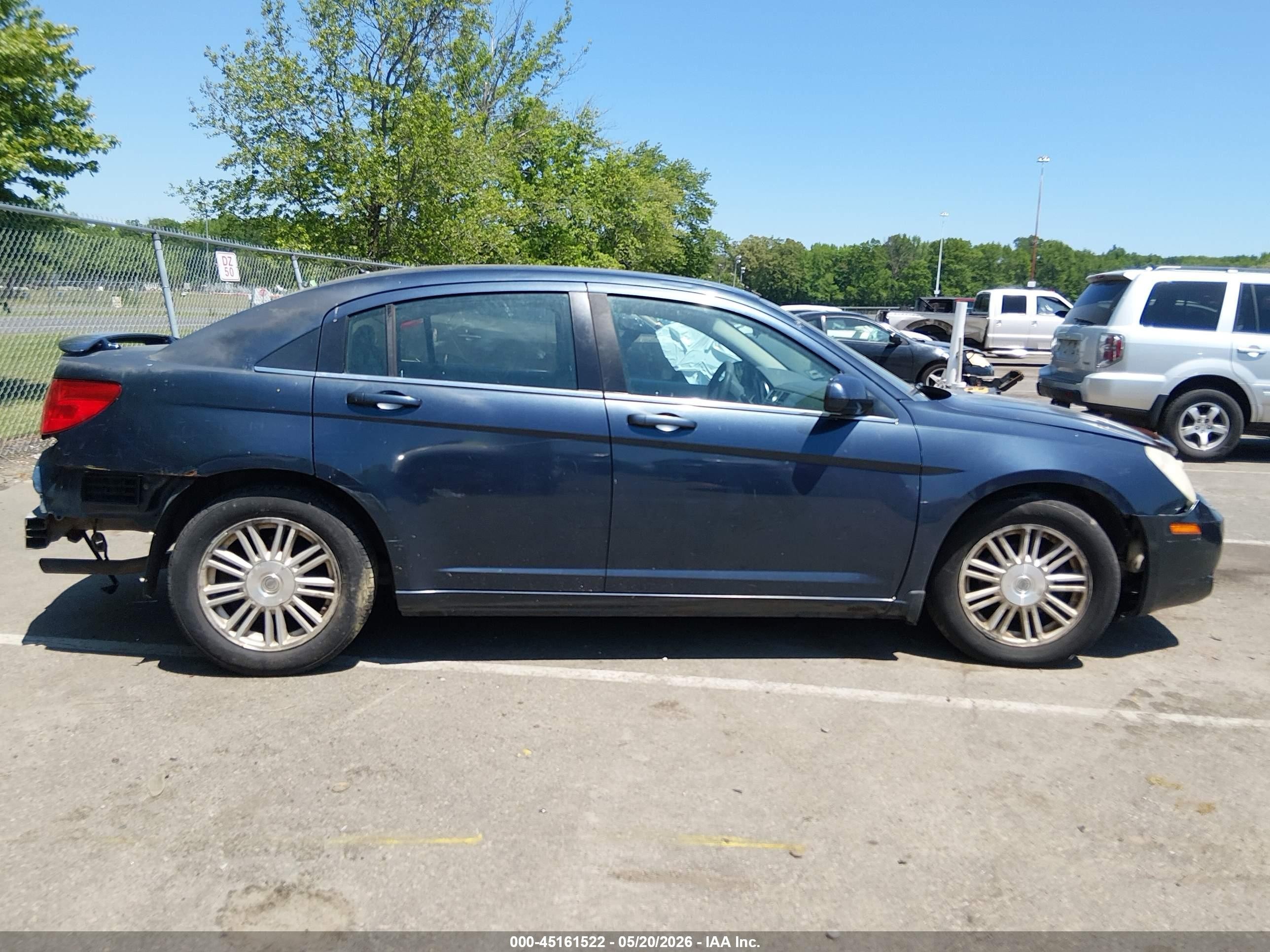 2007 Chrysler Sebring Touring Navy vin: 1C3LC56K87N547464