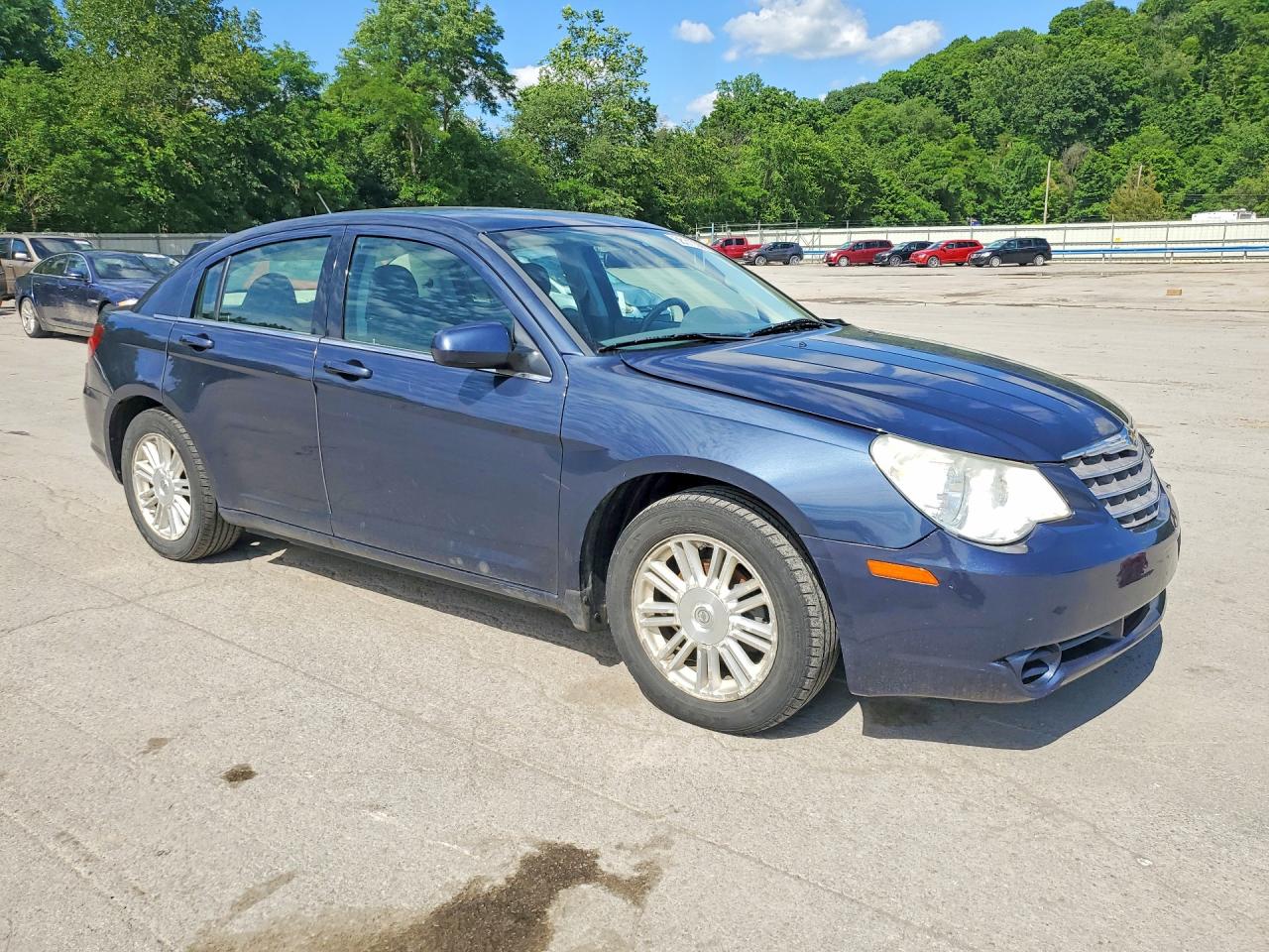 2007 Chrysler Sebring Touring Blue vin: 1C3LC56KX7N531945