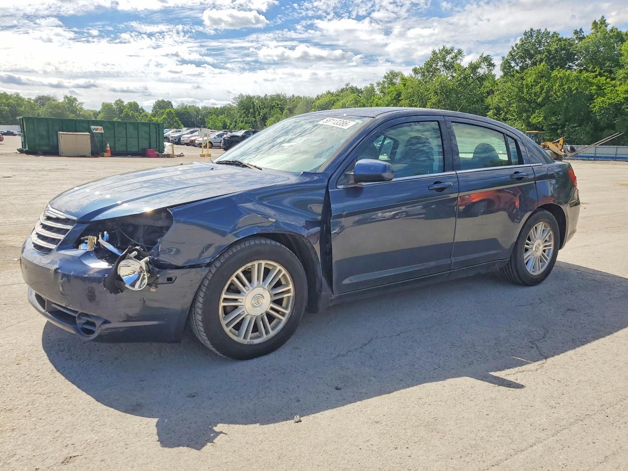 2007 Chrysler Sebring Touring Blue vin: 1C3LC56KX7N531945