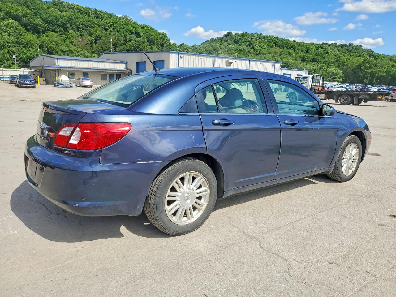 2007 Chrysler Sebring Touring Blue vin: 1C3LC56KX7N531945