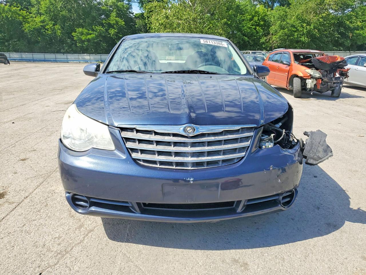 2007 Chrysler Sebring Touring Blue vin: 1C3LC56KX7N531945