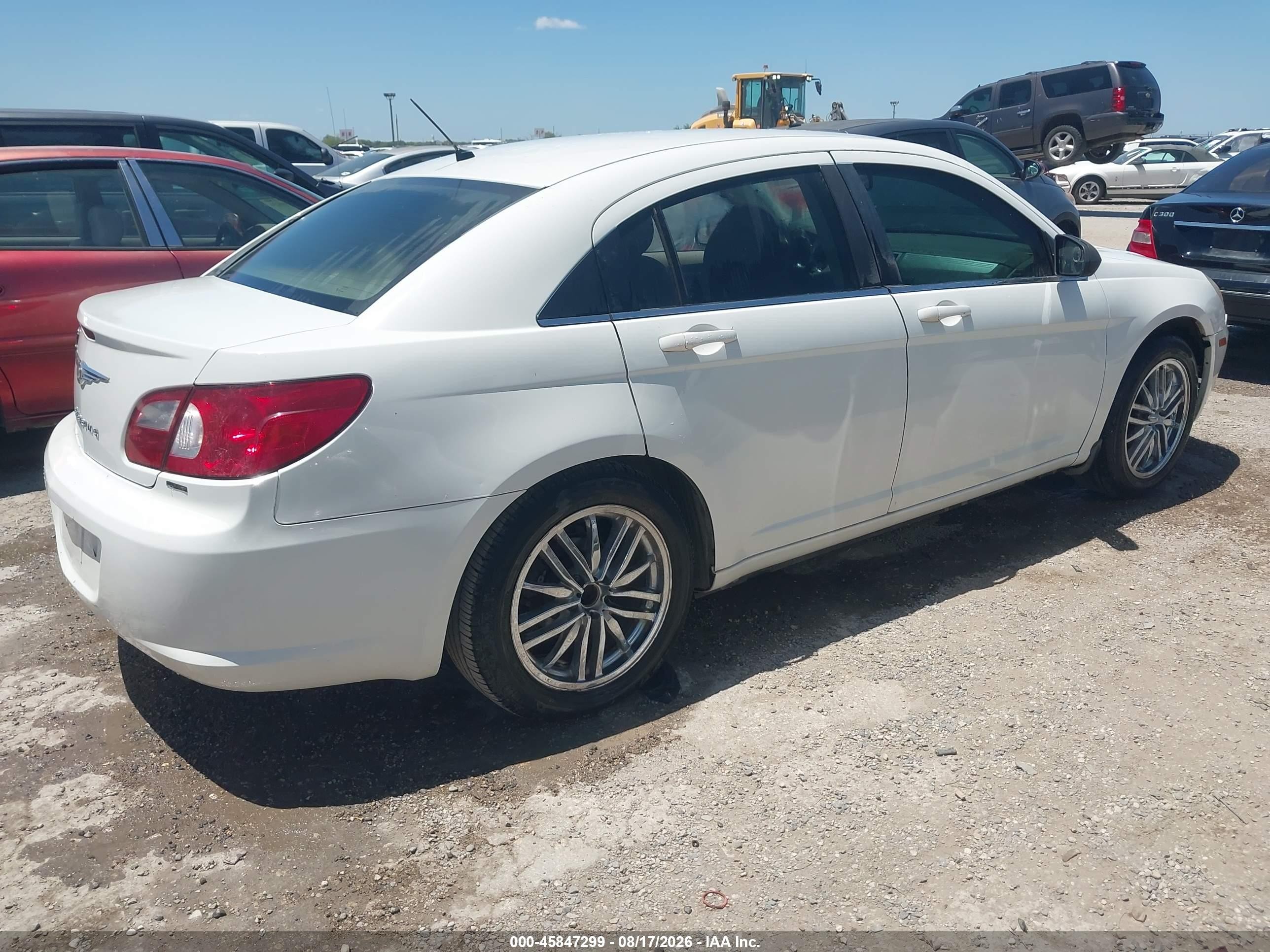 2007 Chrysler Sebring Touring White vin: 1C3LC56R27N543987