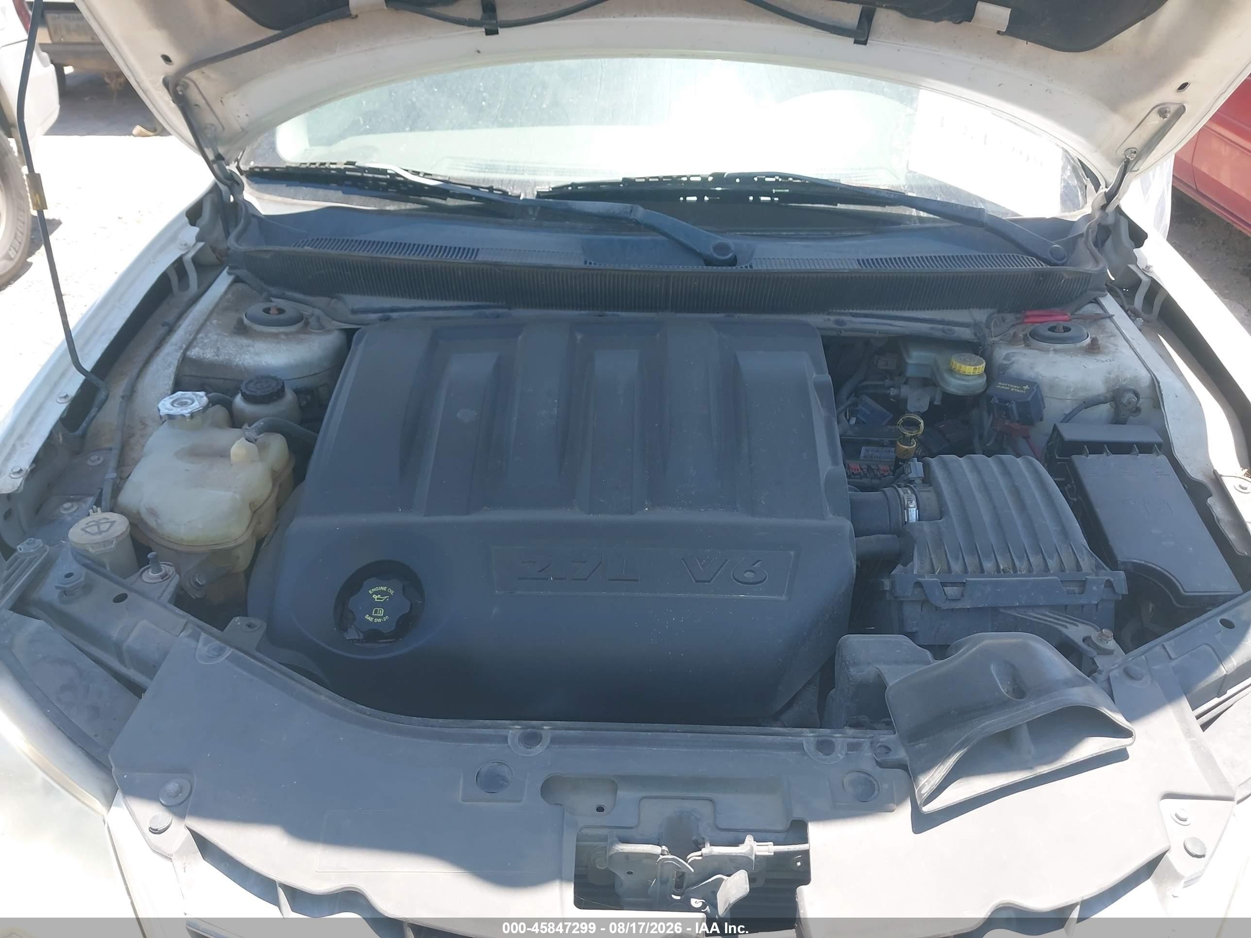 2007 Chrysler Sebring Touring White vin: 1C3LC56R27N543987