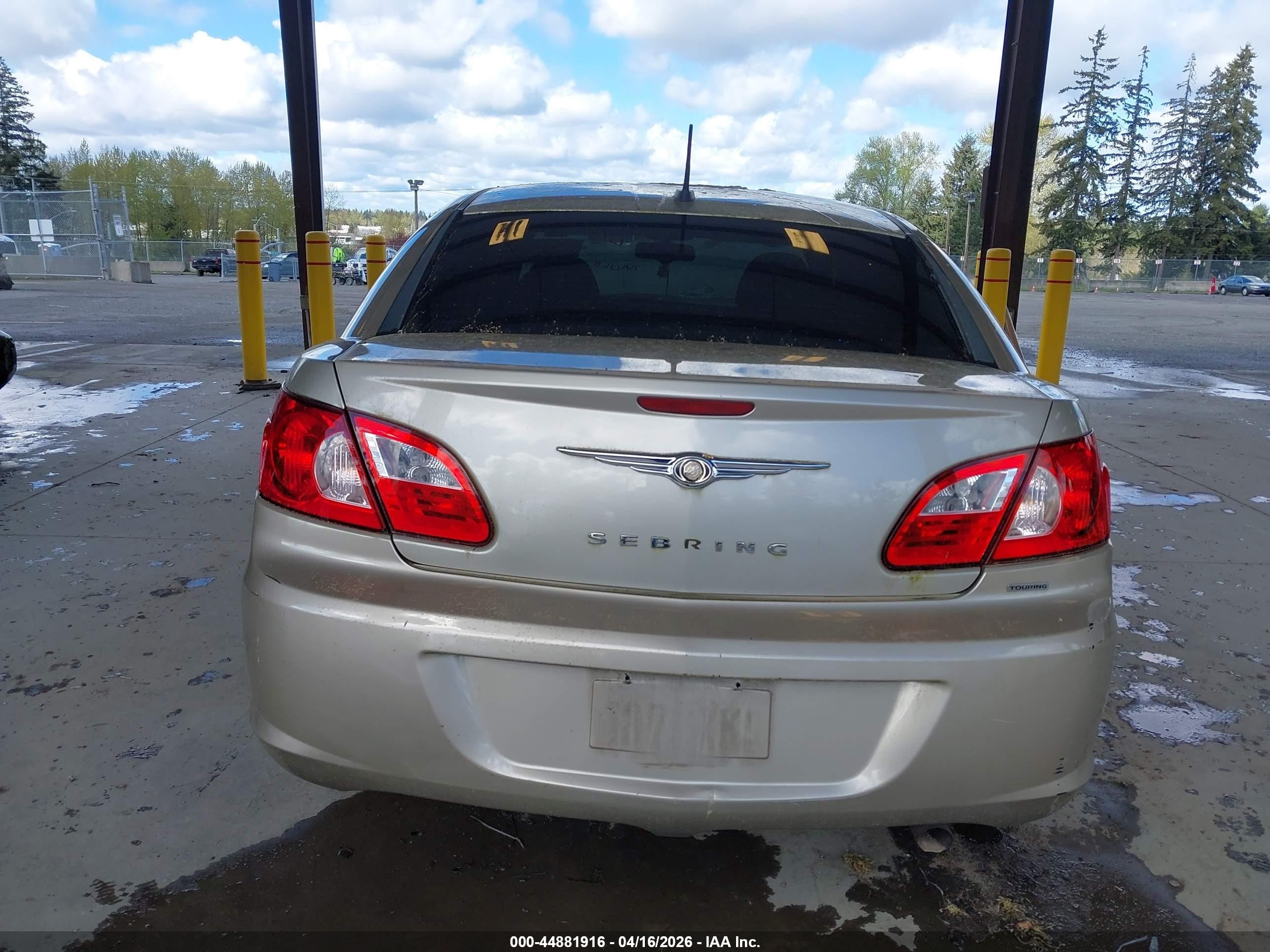 2008 Chrysler Sebring Touring Gold vin: 1C3LC56R28N116939