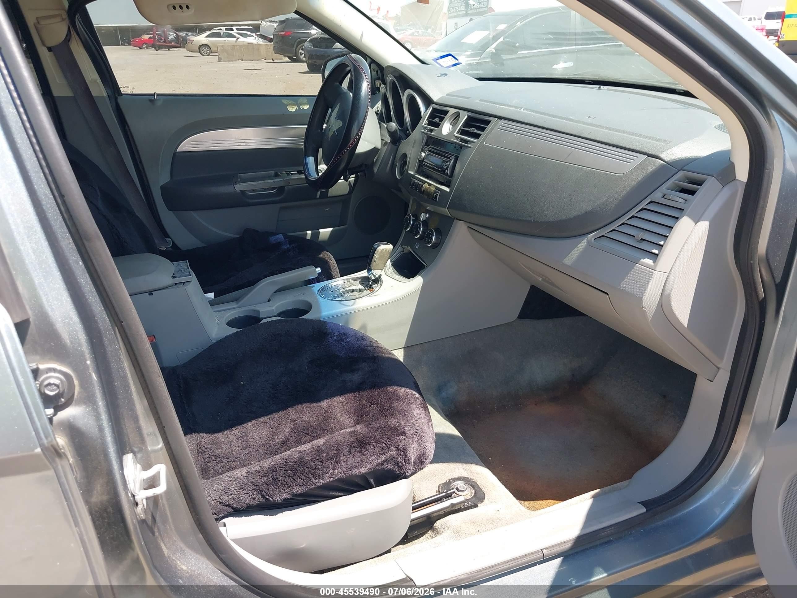 2007 Chrysler Sebring Touring Light Blue vin: 1C3LC56R37N520234