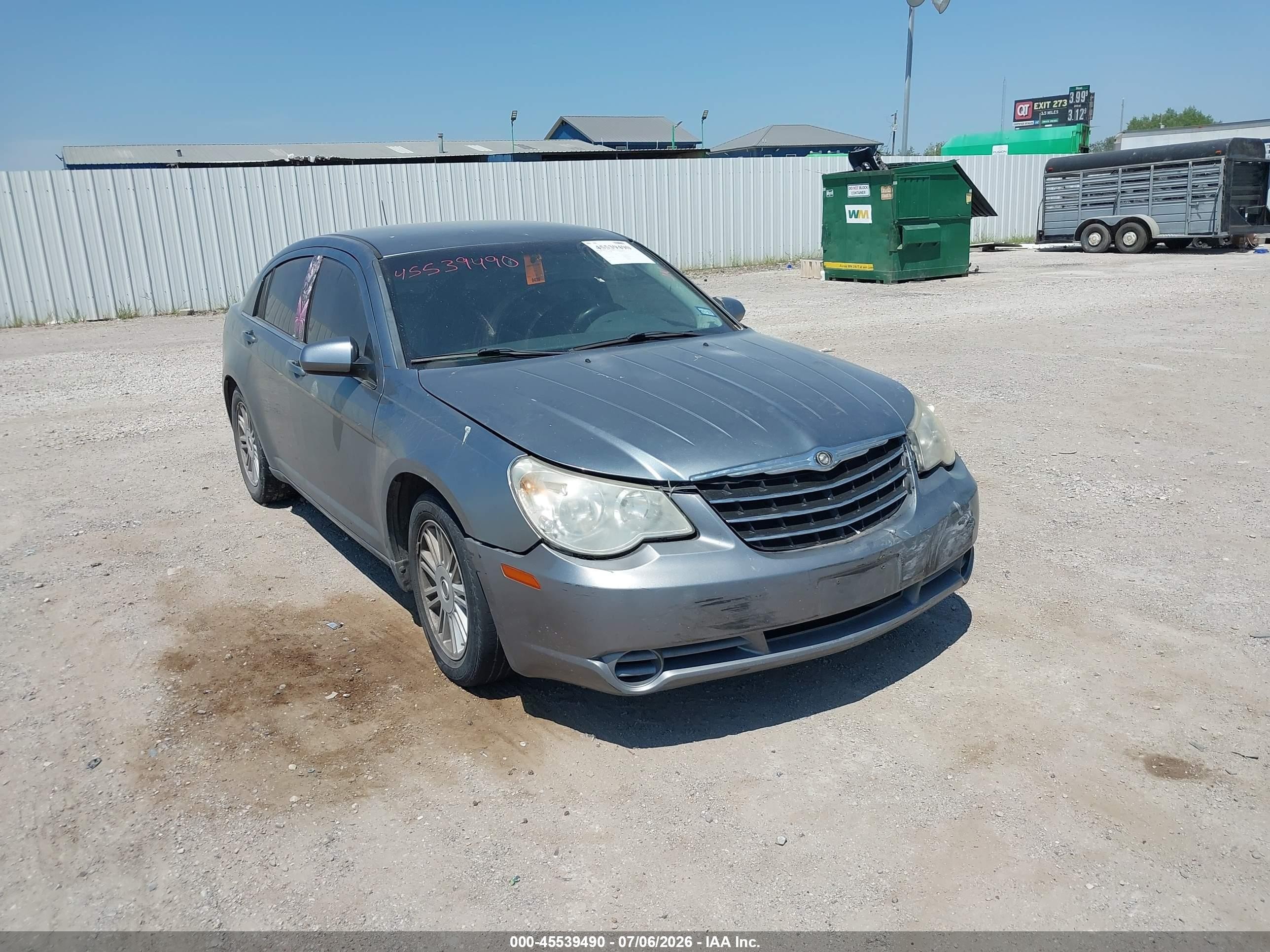 2007 Chrysler Sebring Touring Light Blue vin: 1C3LC56R37N520234