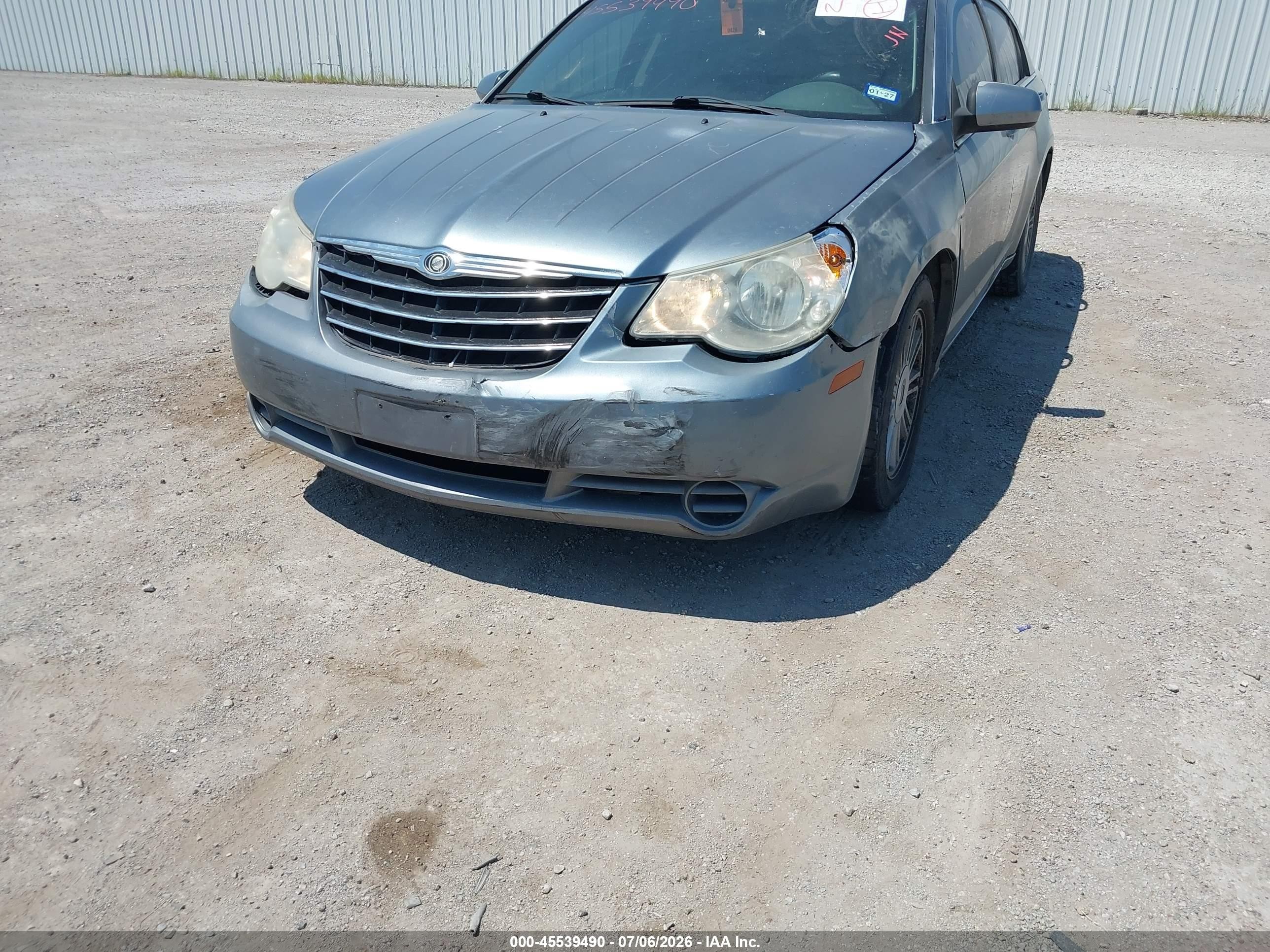 2007 Chrysler Sebring Touring Light Blue vin: 1C3LC56R37N520234