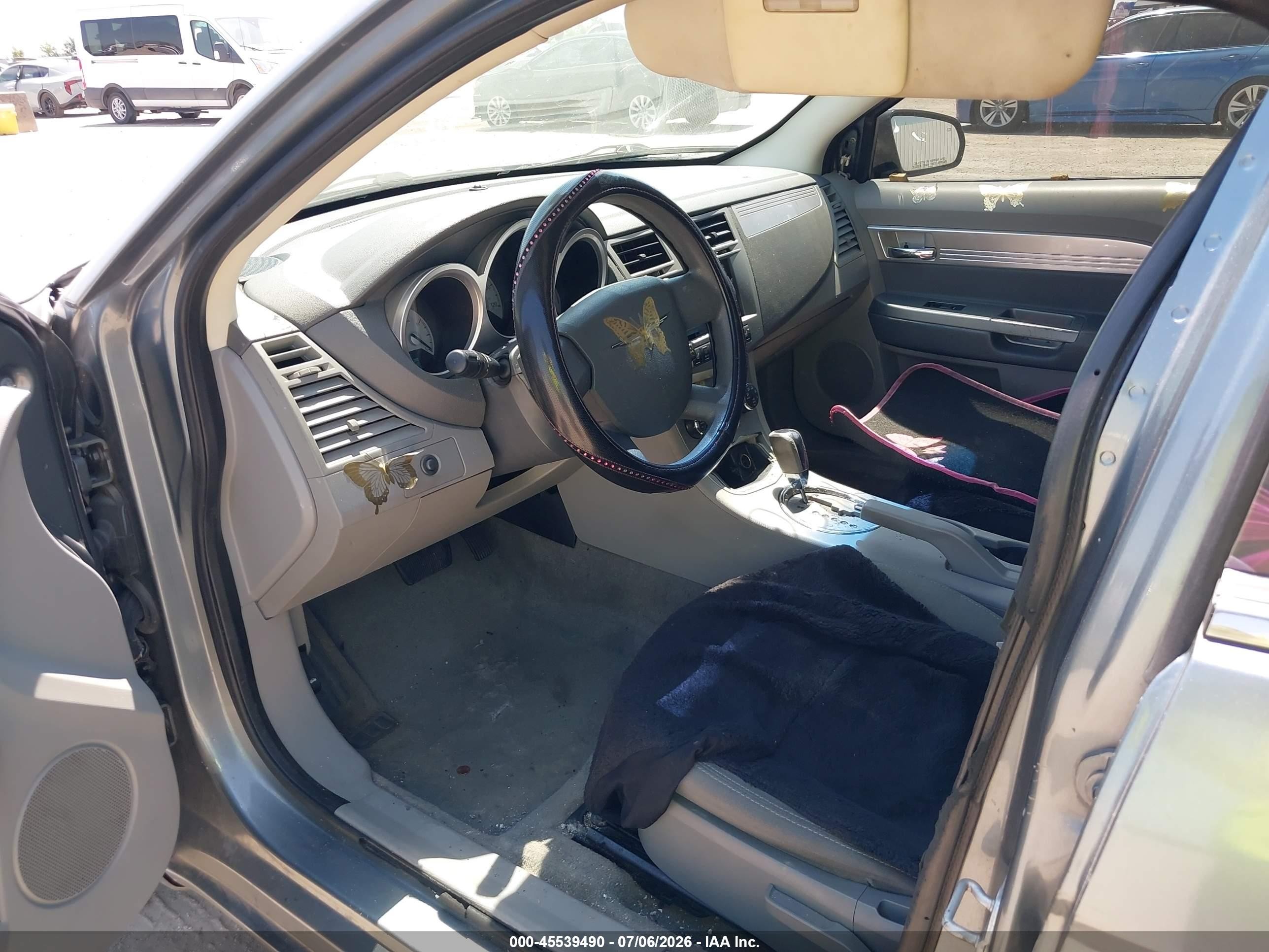 2007 Chrysler Sebring Touring Light Blue vin: 1C3LC56R37N520234