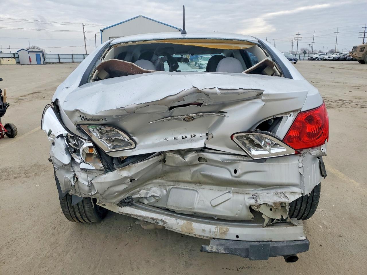 2007 Chrysler Sebring Touring Silver vin: 1C3LC56R37N526390