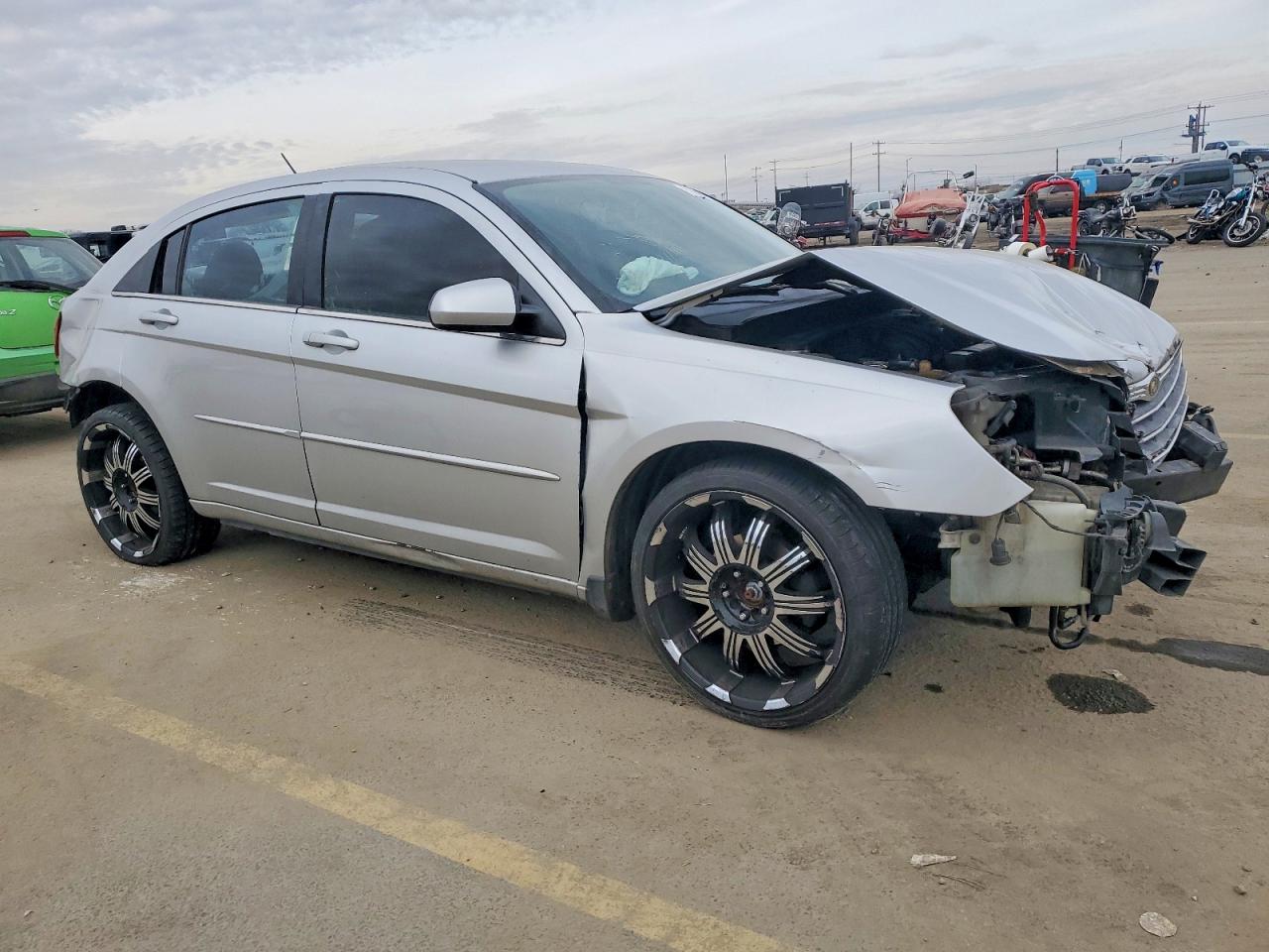 2007 Chrysler Sebring Touring Silver vin: 1C3LC56R37N526390