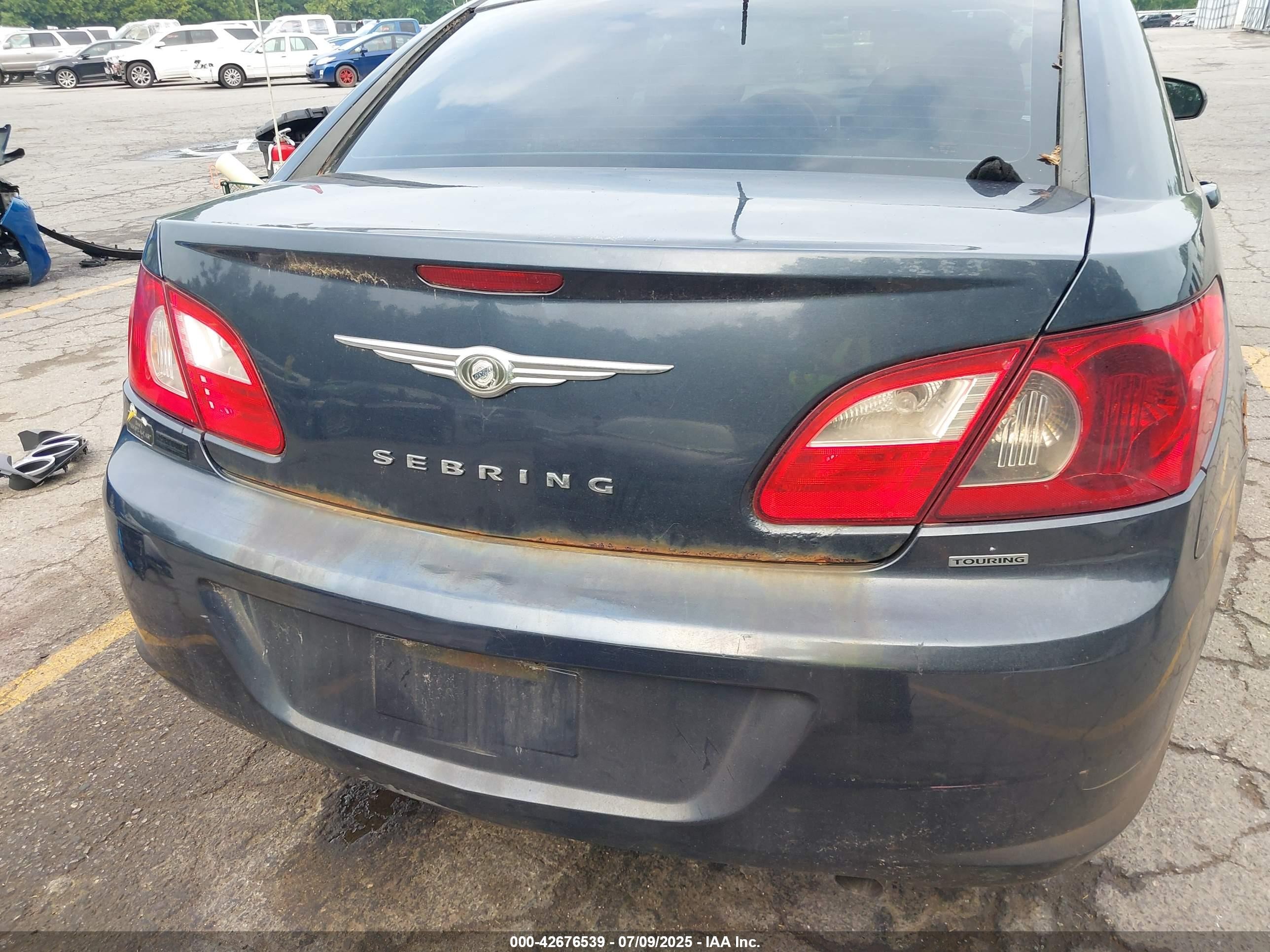 2008 Chrysler Sebring Touring Navy vin: 1C3LC56R38N212952