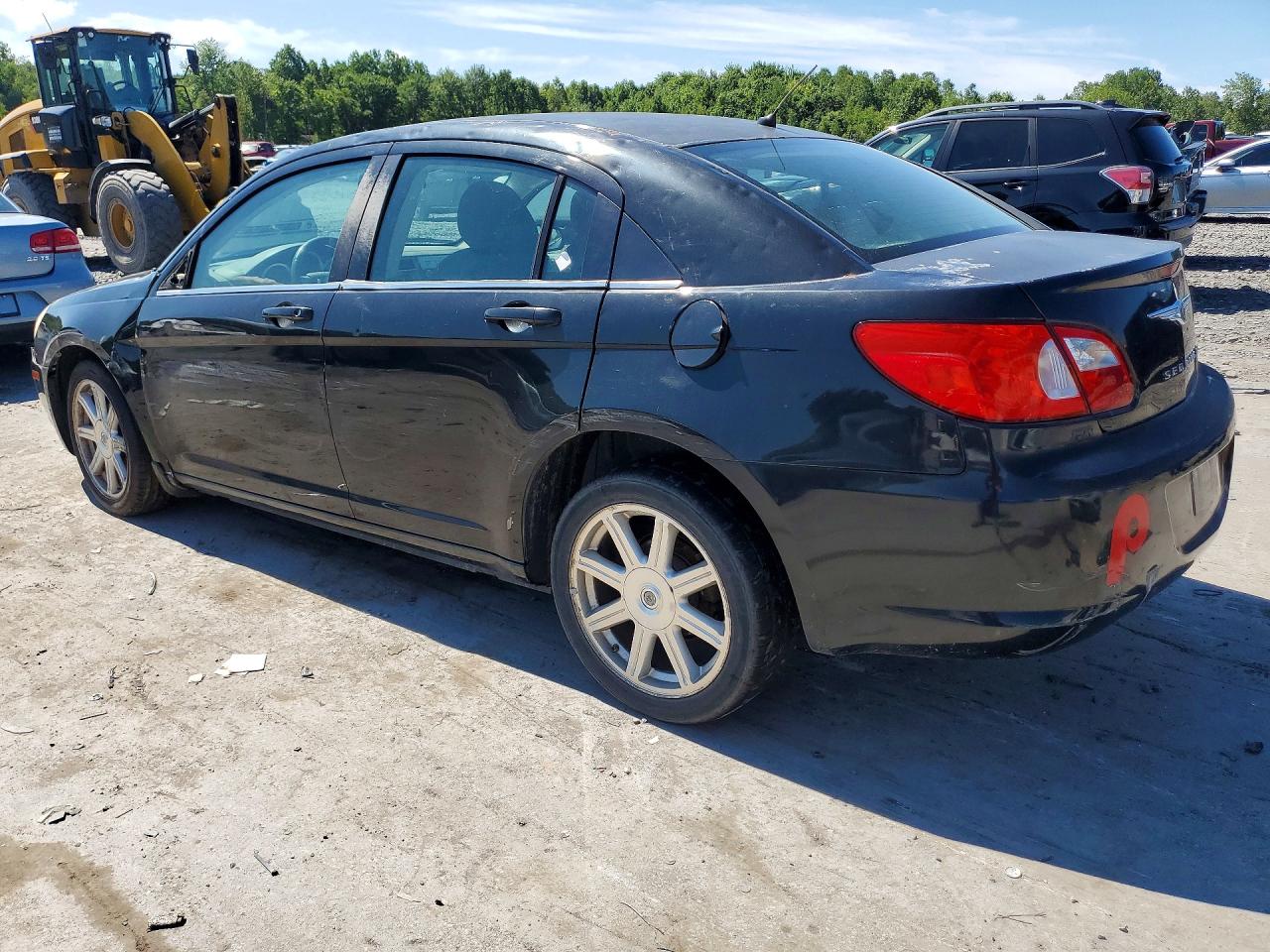 2007 Chrysler Sebring Touring Black vin: 1C3LC56R57N543210