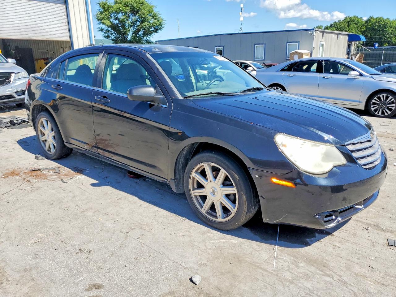 2007 Chrysler Sebring Touring Black vin: 1C3LC56R57N543210