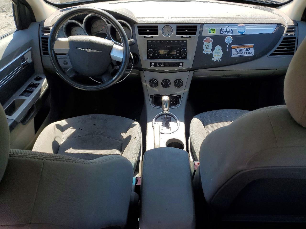 2007 Chrysler Sebring Touring Black vin: 1C3LC56R57N543210