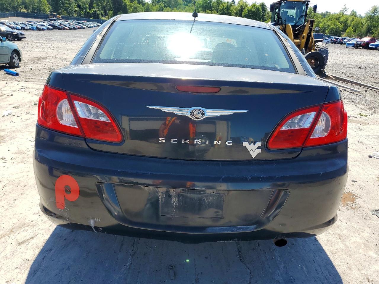 2007 Chrysler Sebring Touring Black vin: 1C3LC56R57N543210