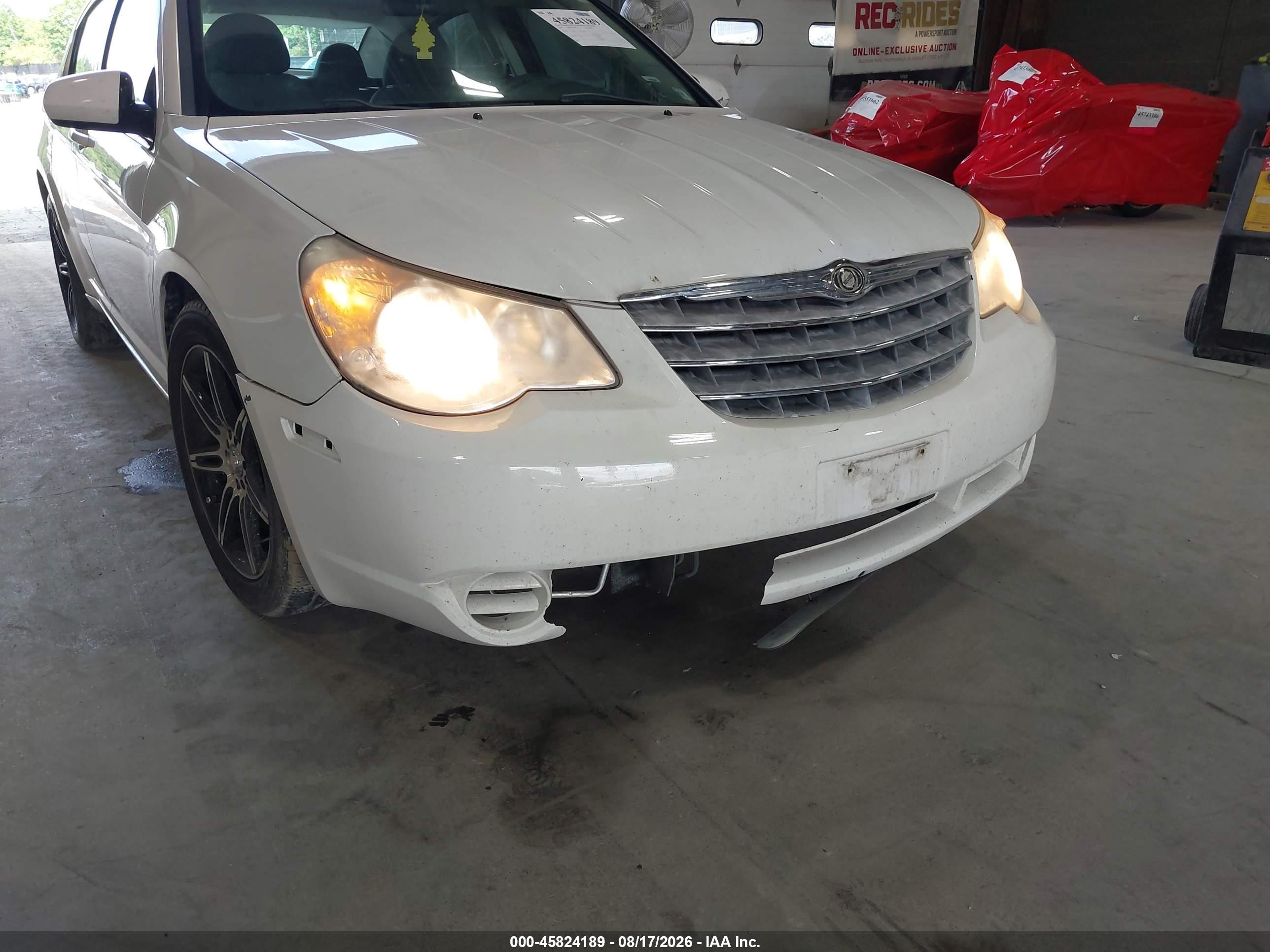 2008 Chrysler Sebring Touring Белый vin: 1C3LC56R98N238715