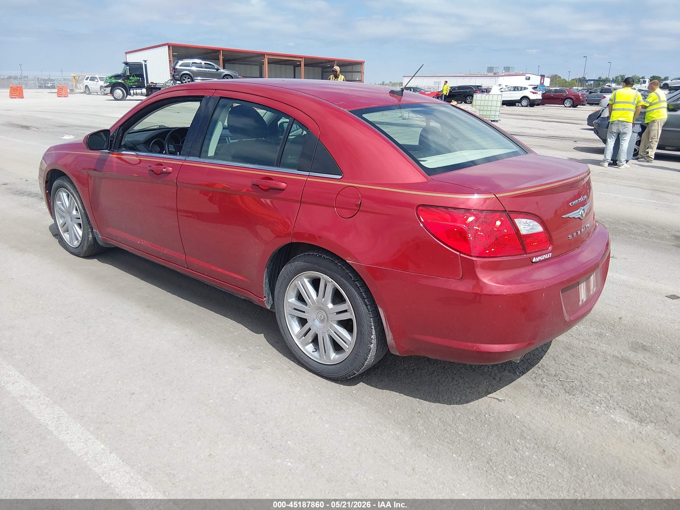 2009 Chrysler Sebring Limited Red vin: 1C3LC56V69N560808