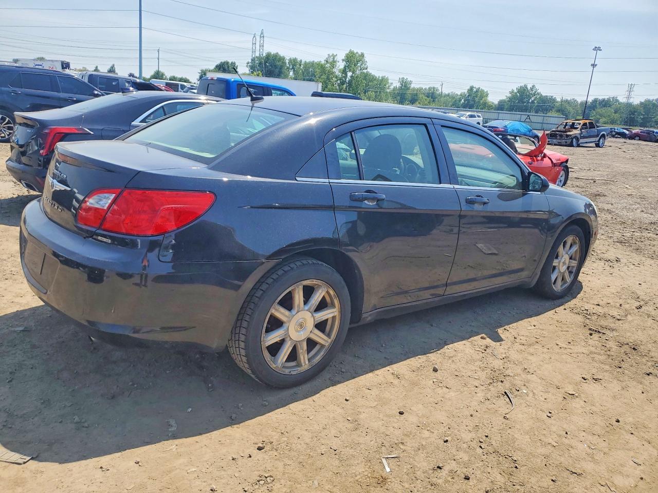 2009 Chrysler Sebring Touring Black vin: 1C3LC56V69N562719