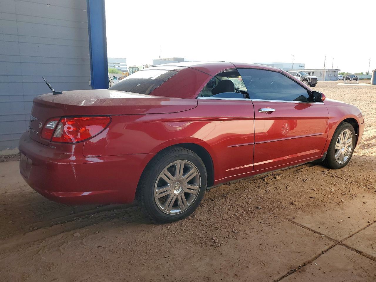2008 Chrysler Sebring Limited Red vin: 1C3LC65M08N662439