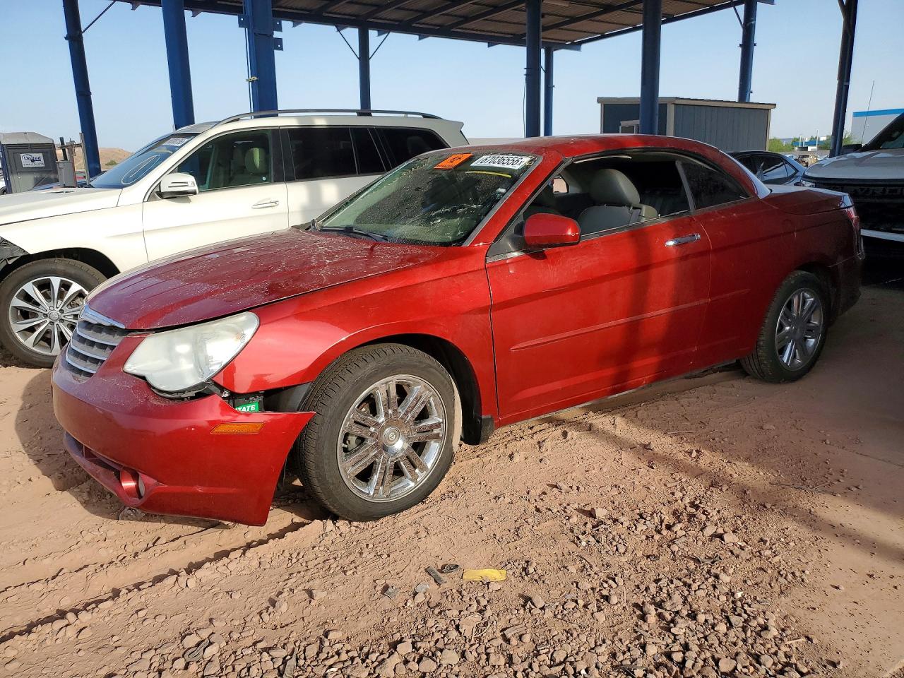 2008 Chrysler Sebring Limited Красный vin: 1C3LC65M08N662439