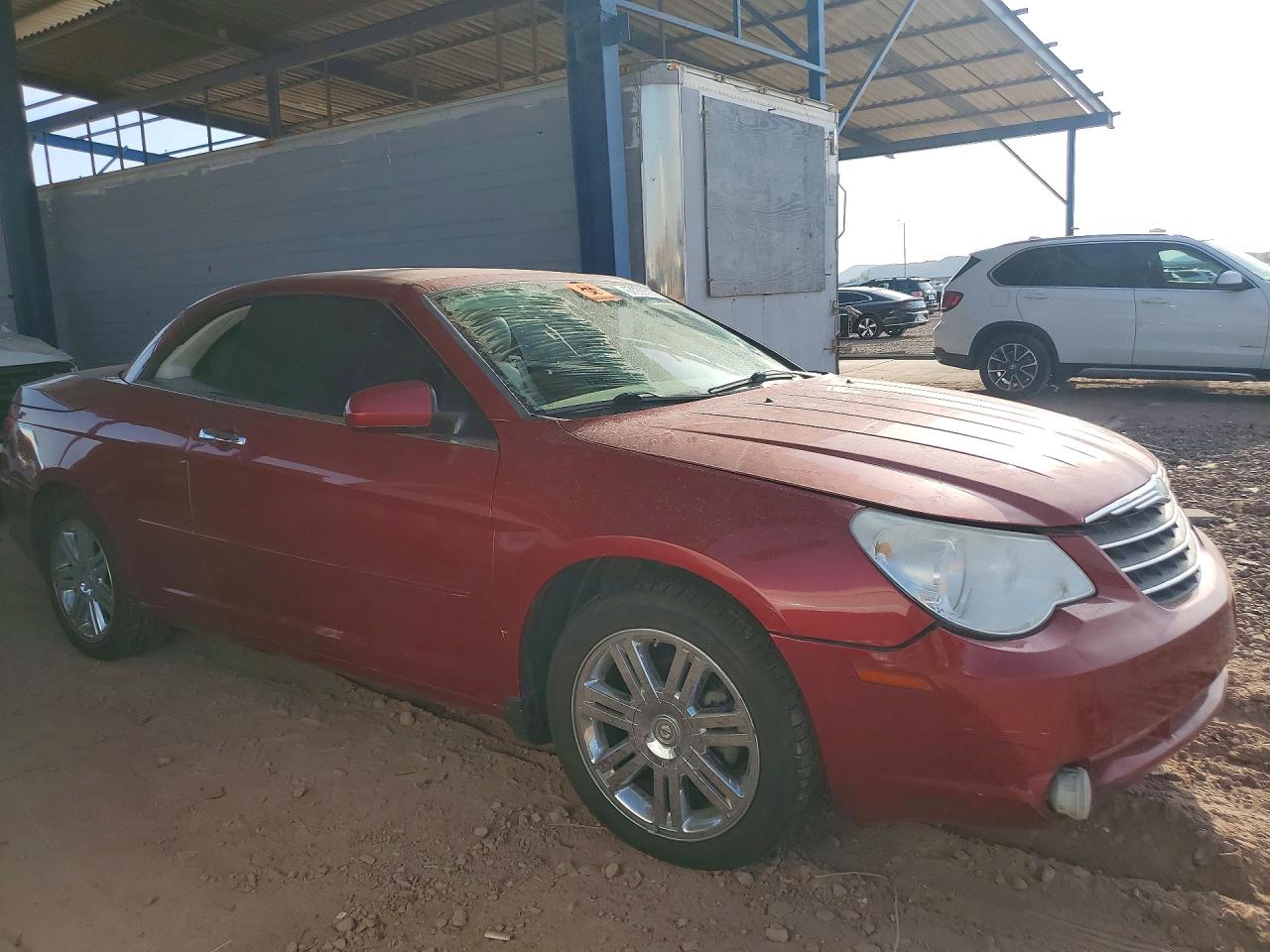 2008 Chrysler Sebring Limited Red vin: 1C3LC65M08N662439