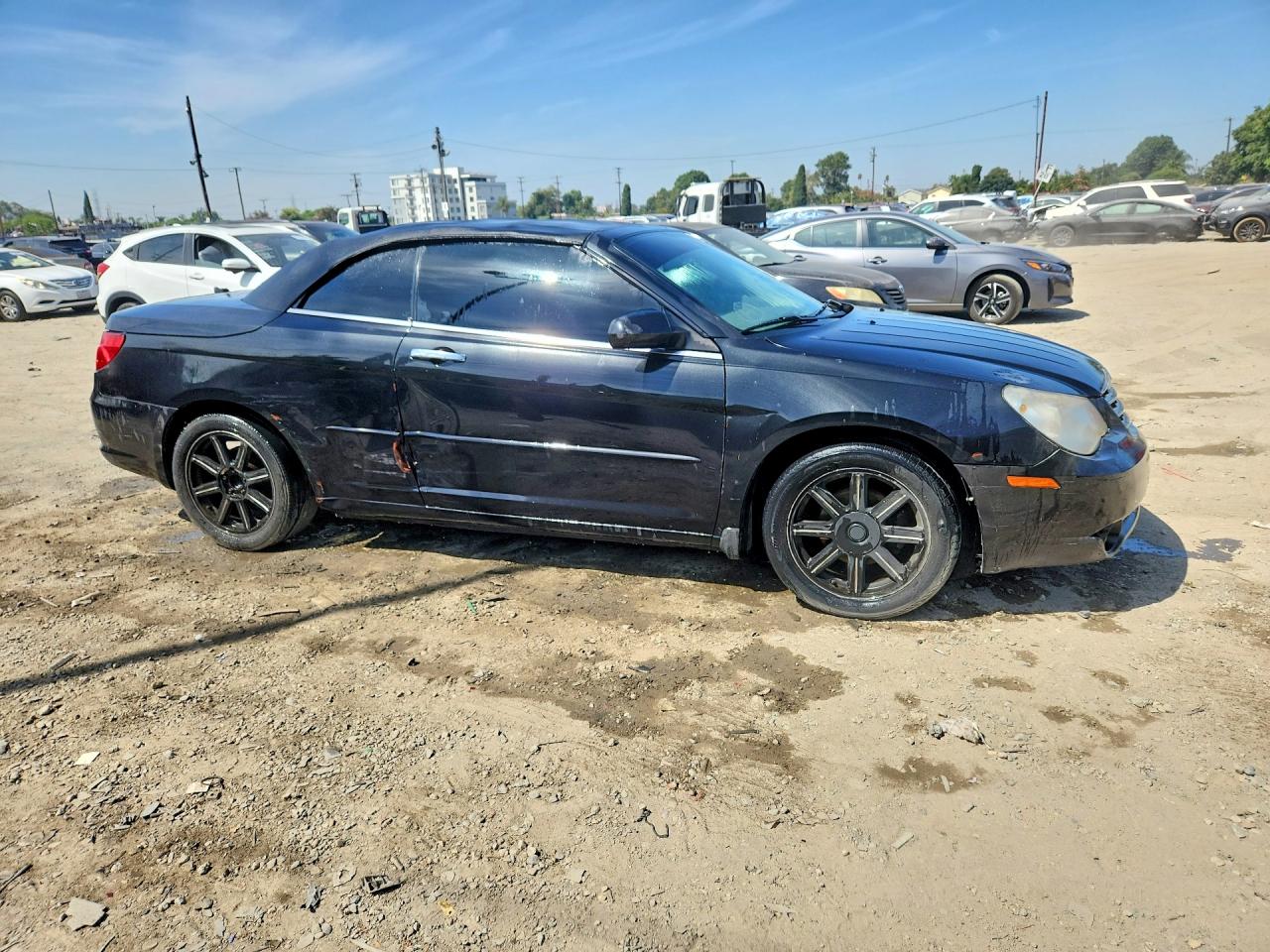 2008 Chrysler Sebring Limited Black vin: 1C3LC65M18N251857