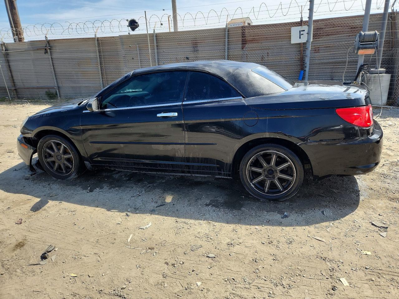2008 Chrysler Sebring Limited Black vin: 1C3LC65M18N251857