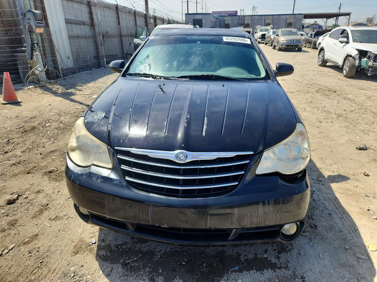 2008 Chrysler Sebring Limited Black vin: 1C3LC65M18N251857