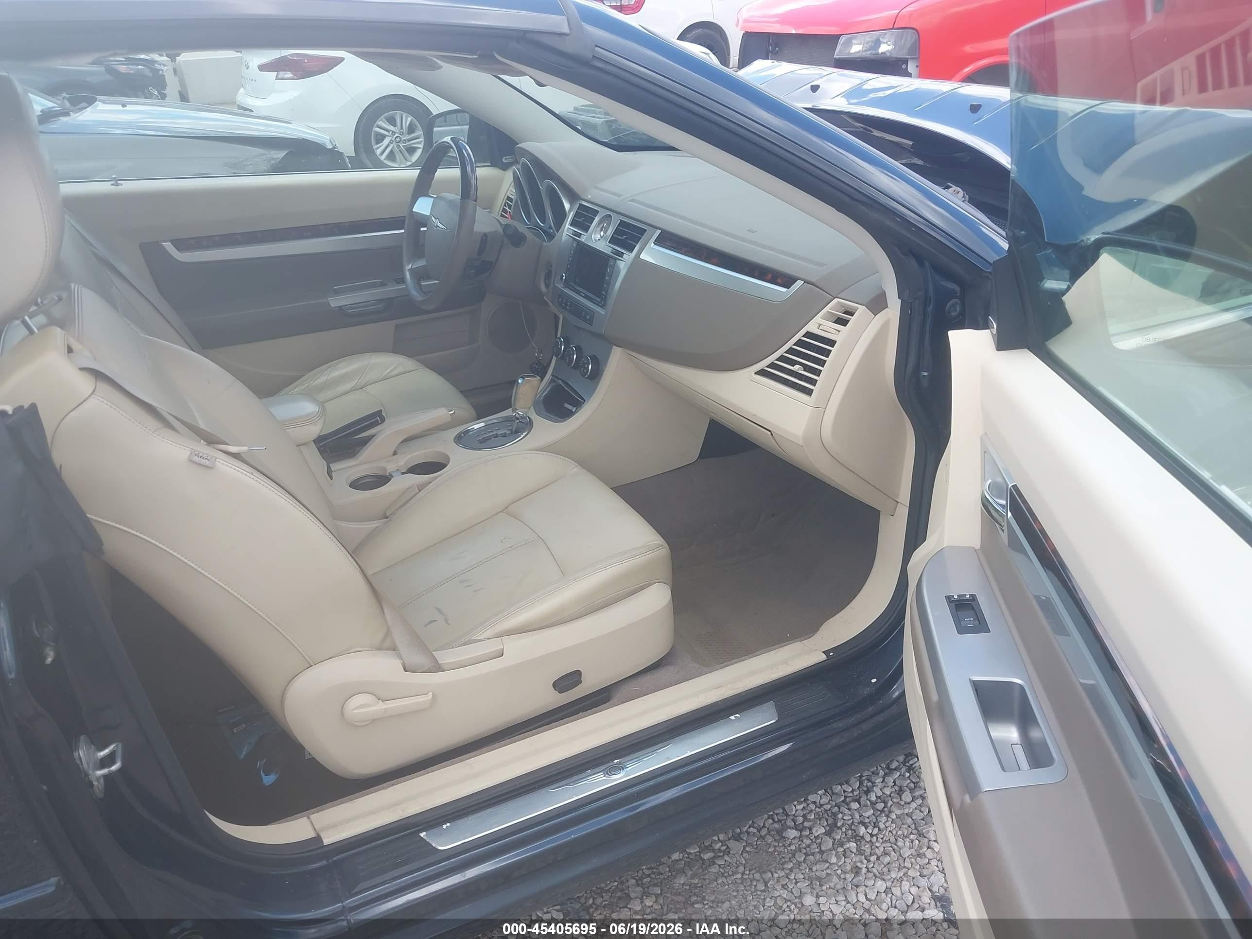 2008 Chrysler Sebring Limited Dark Blue vin: 1C3LC65M28N635307