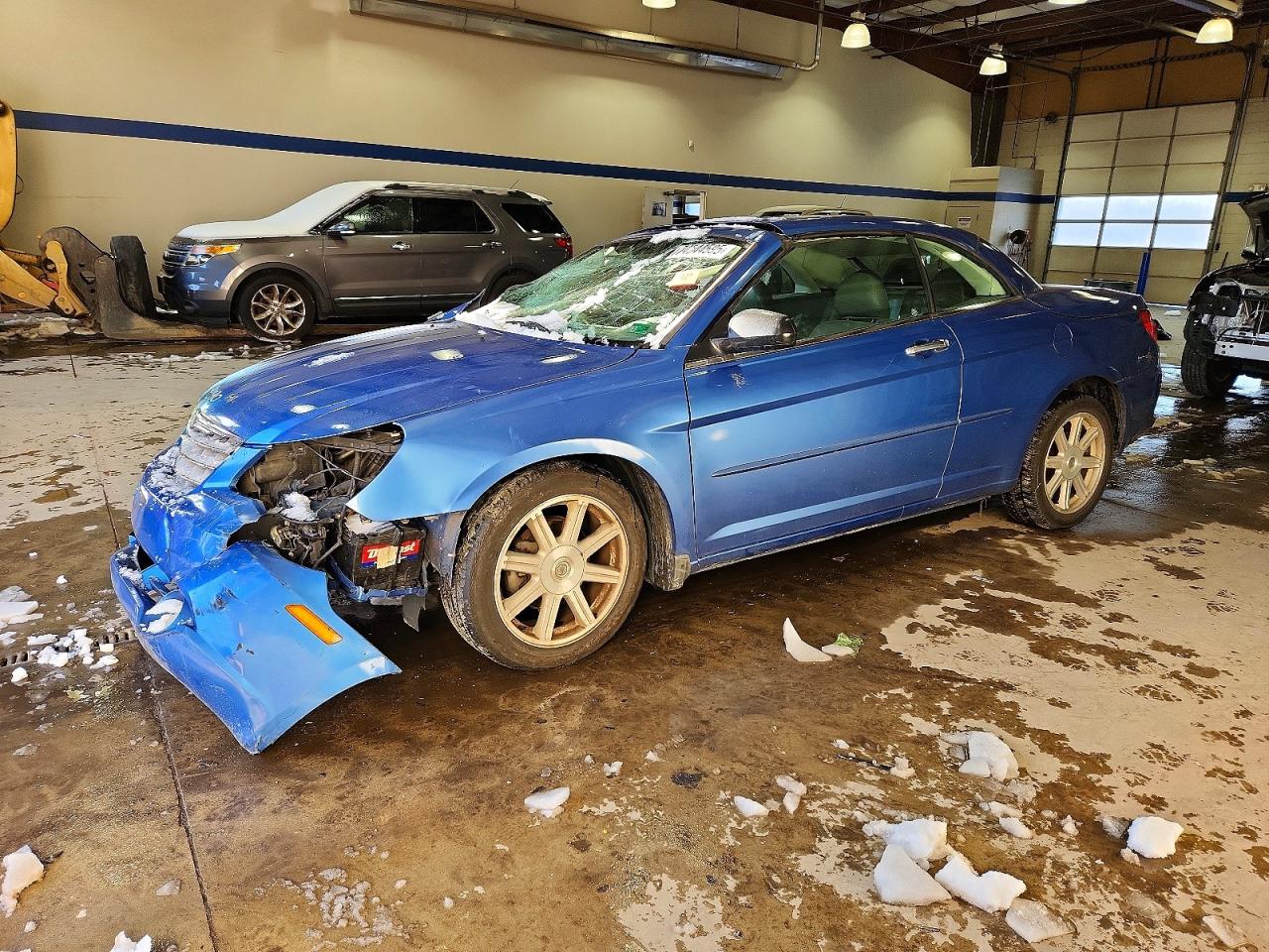 2008 Chrysler Sebring Limited Blue vin: 1C3LC65M48N264618