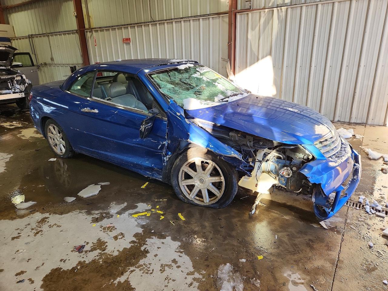2008 Chrysler Sebring Limited Blue vin: 1C3LC65M48N264618