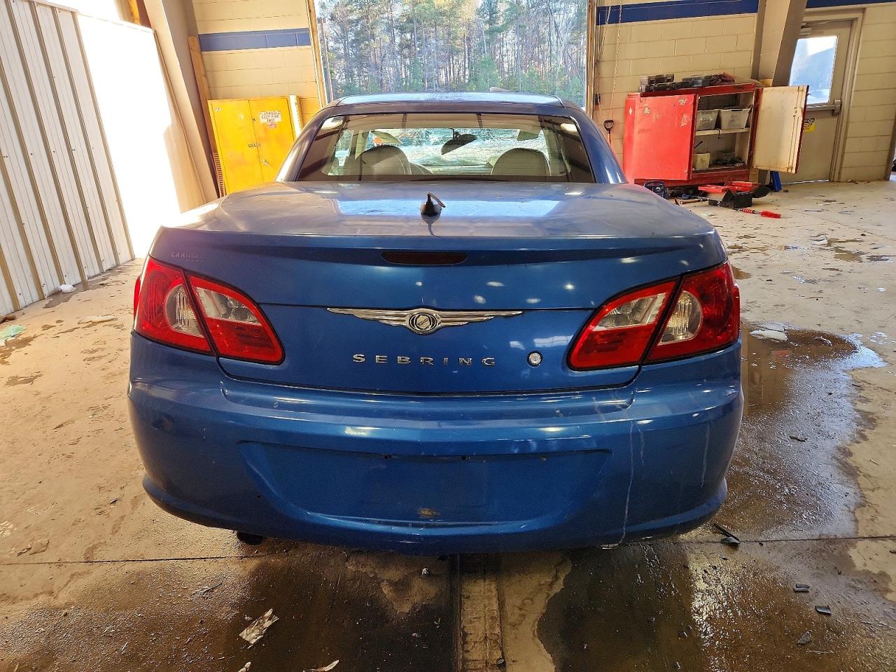 2008 Chrysler Sebring Limited Blue vin: 1C3LC65M48N264618