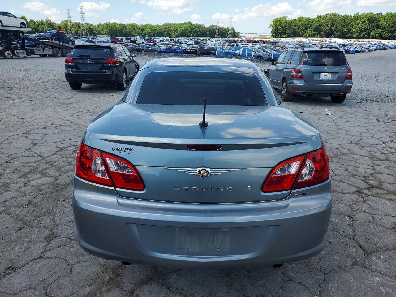 2008 Chrysler Sebring Limited Gray vin: 1C3LC65M58N150188