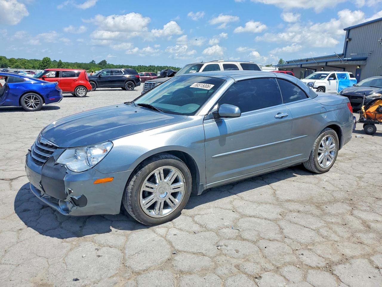 2008 Chrysler Sebring Limited Серый vin: 1C3LC65M58N150188