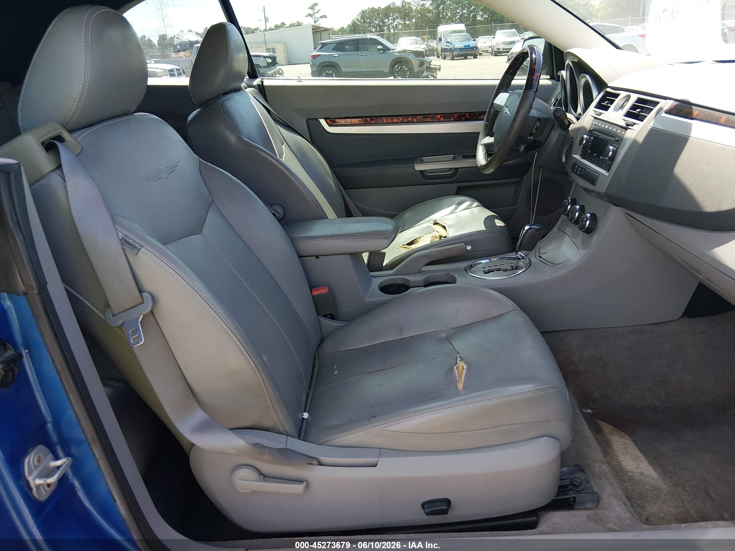 2008 Chrysler Sebring Limited Blue vin: 1C3LC65M58N167184