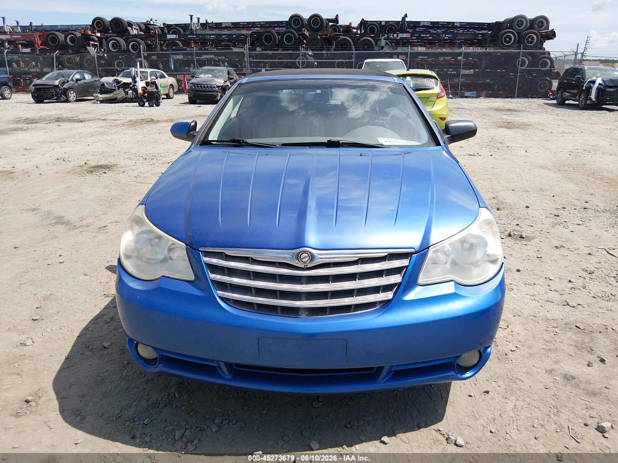 2008 Chrysler Sebring Limited Blue vin: 1C3LC65M58N167184