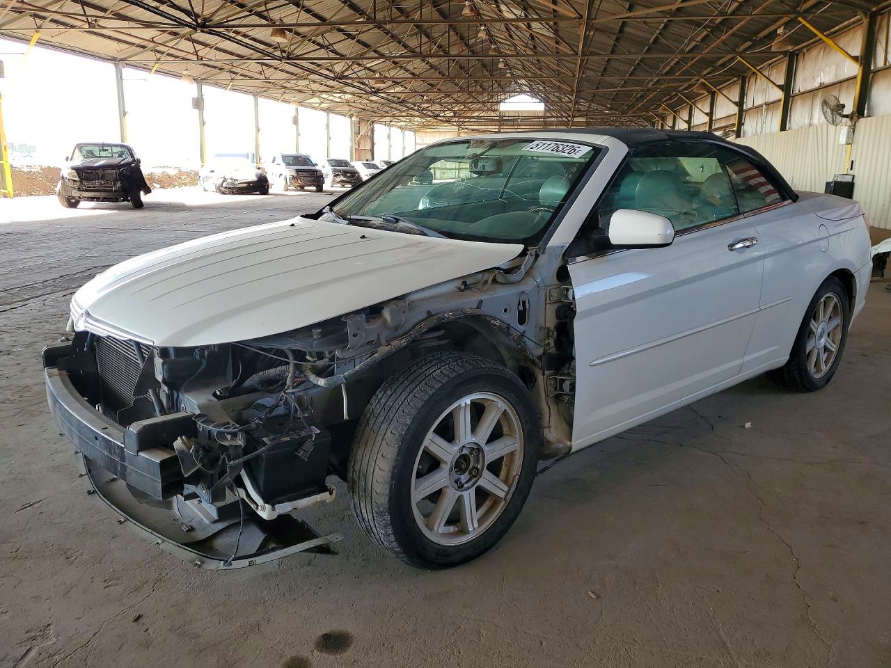 2008 Chrysler Sebring Limited White vin: 1C3LC65M68N262109