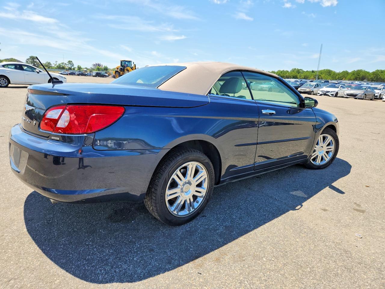 2008 Chrysler Sebring Limited Blue vin: 1C3LC65M68N675938