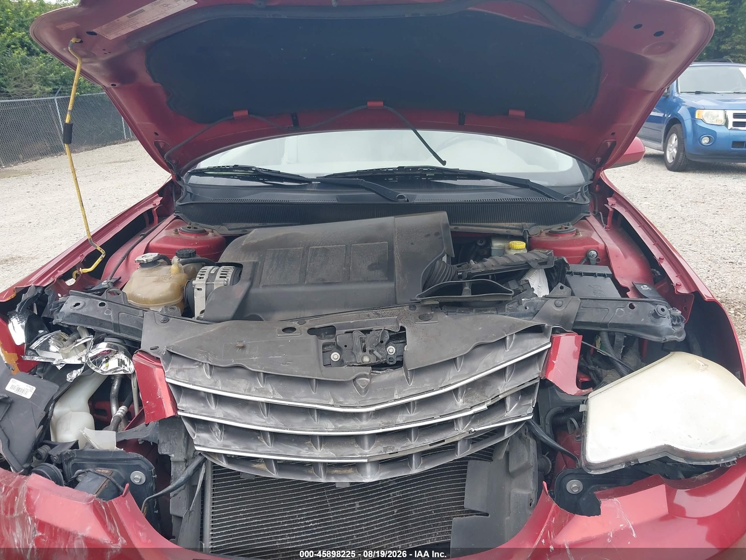 2008 Chrysler Sebring Limited Red vin: 1C3LC65M68N692531