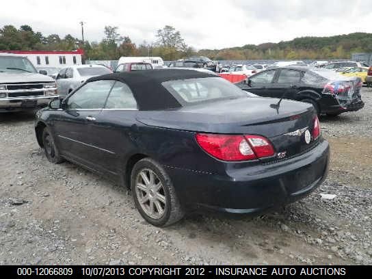 2008 Chrysler Sebring Convertible Limited vin: 1C3LC65M78N157661